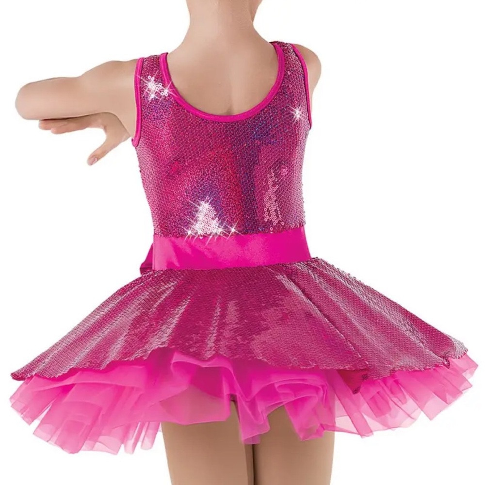 Weissman Pink Sequin Dance Costume